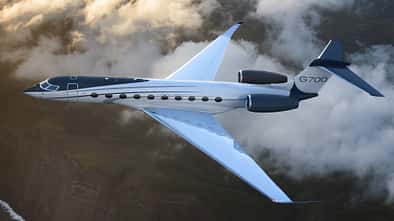 Die Gulfstream G700 wurde auf der NBAA 2019 in Las Vegas angekündigt.