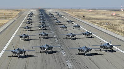 Lockheed Martin F-35A der US Air Force auf der Hill AFB. 