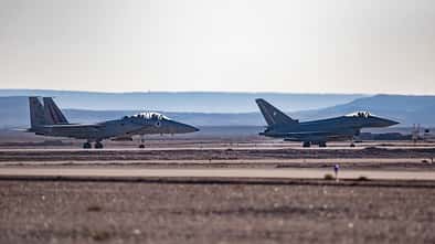 Die Übung Blue Flag im November 2019 findet mit Eurofightern der Luftwaffe statt.