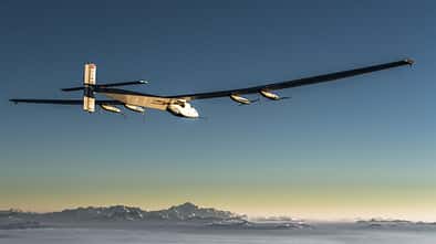 Solar Impulse 2 im Flug.