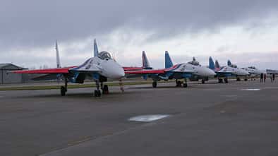 Suchoi Su-35S für die "Russischen Ritter".