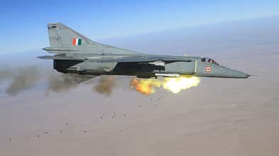 Mikojan MiG-27 der Indian Air Force.