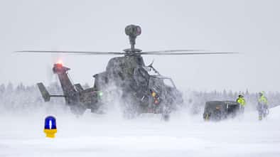 Arctic Trial mit Tiger und NH90 der Heeresflieger