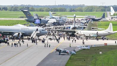 ILA 2018: Ausstellungsbereich der Bundeswehr.