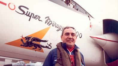 Jean-Marie Saget, ehemaliger Cheftestpilot von Dassault Aviation.