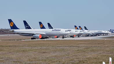 Lufthansa hat derzeit den größten Teil der Flotte abgestellt.