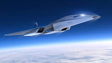 Virgin Galactic hat am 3. August 2020 den Entwurf eines bis zu Mach 3 schnellen 19sitzigen Langstreckenjets vorgestellt.