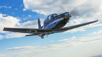 Textron Aviation T-6C Texan II Trainer.