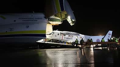 Zwei Dornier Do 228 der Royal Thai Navy wurden für die Modernisierung nach Oberpfaffenhofen zu RUAG International gebracht.