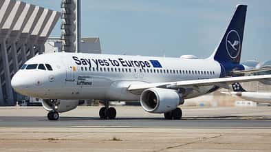 Airbus A320-200 "Sindelfingen" der Lufthansa. 