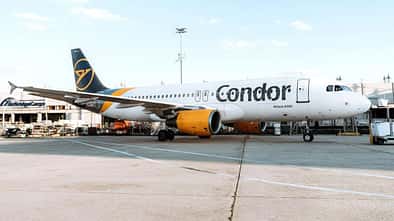Airbus A320 der Condor.