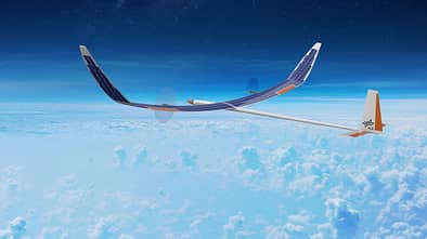 Stratosphärenflugzeug HAP alpha, entwickelt vom DLR.