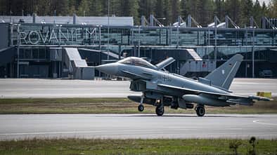 Zehn Eurofighter der Luftwaffe sind bei Arctic Challenge 21 dabei. 