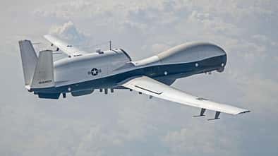 Die Northrop Grumman MQ-4C Triton der US Navy testet neue Systeme.