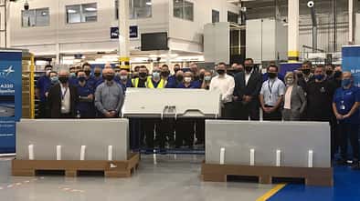 Spirit AeroSystems stellt in Prestwick Spoiler für die A320-Familie her. 