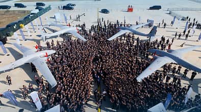Bayraktar Akinci UCAV von Baykar aus der Türkei.