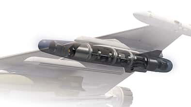 Der Kalaetron Attack-Störbehälter bietet laut Hensoldt die neuesten Technologien zur Kontrolle des elektromagnetischen Spektrums. 