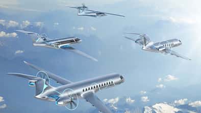 Embraer hat im November 2021 gleich vier Konzeptflugzeuge mit diversen neuen Antriebsarchitekturen vorgestellt.