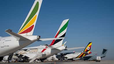 Airbus auf der Dubai Airshow 2021.