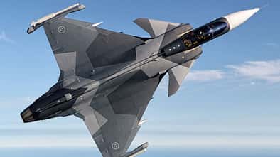 Die Saab Gripen E bleibt neben der F-35 in Kanada im Rennen.