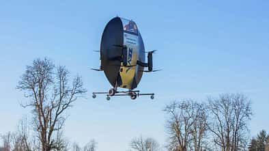 Das Einmann-Elektrofluggerät ZEVA ZERO wurde am 9. Januar 2022 erstmals noch unbemannt im Freiflug getestet.