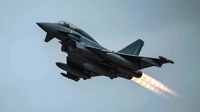 Eurofighter des Taktischen Luftwaffengeschwaders 71 "Richthofen".