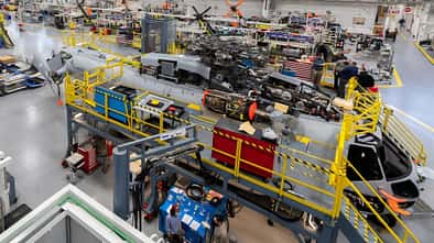 Fertigung der CH-53K bei Sikorsky in Stratford.