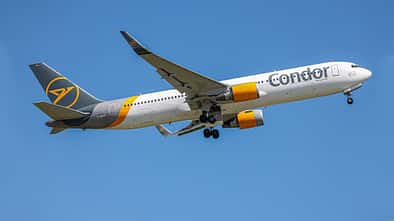 Boeing 767-300 der Condor.