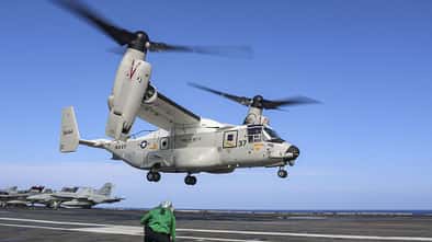 Bell Boeing CMV-22 Osprey für Transportaufgaben der US Navy.
