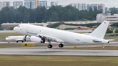 Der erste Airbus A320P2F wurde in Singapur umgerüstet.