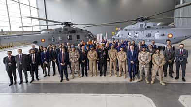 Die NH90 NFH für Katar werden bei Leonardo in Italien gebaut.
