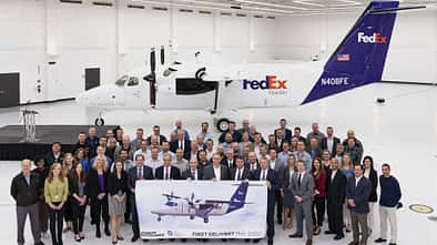 FedEx übernahm am 9. April 2022 ihre erste Cessna SkyCourier.