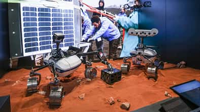 Raumfahrt auf der ILA 2018.