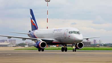 Suchoi Superjet 100 der Aeroflot.