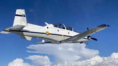 Beechcraft T-6C in Kolumbien.