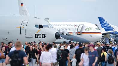 ILA 2022 in Berlin am Flughafen Schönefeld.