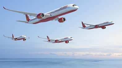 AIR INDIA FORMATION FLIGHT