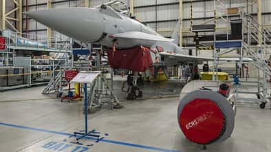 Leonardo entwickelt das neue Radar ECRS Mk2 zunächst für die Typhoons der Royal Air Force.