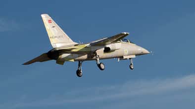 TAI Hürjet beim Erstflug im April 2023.