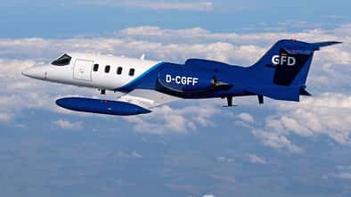 Learjet 35A der GFD.
