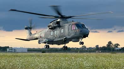 Erster Leonardo AW101-Marinehubschrauber für Polen.
