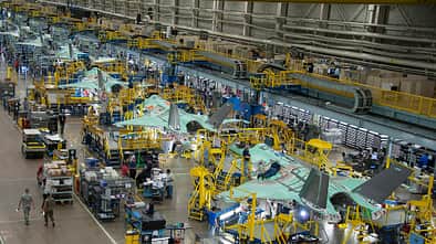 Lockheed Martin F-35-Produktionsline in Fort Worth.