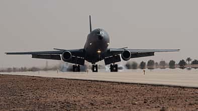 Die KC-10 Extender hat ihren letzten Einsatzflug in Saudi-Arabien absolviert.