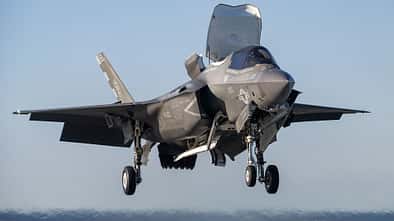 F-35B im Anflug
