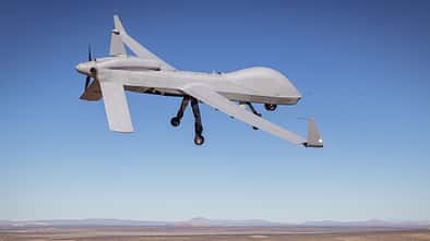 General Atomics Gray Eagle 25M beim Erstflug.
