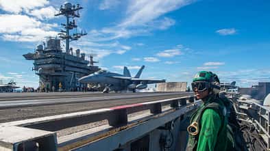 USS Truman Katapultstart