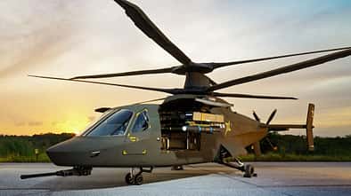 Sikorsky Raider-X am Boden