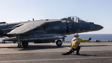 AV-8B US Marine Corps startet zum Einsatz