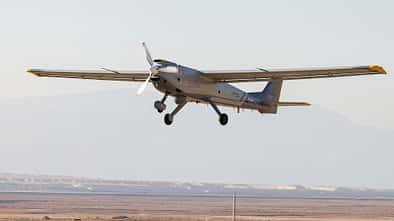 Elbit Systems stellt Hermes 650 Spark vor.