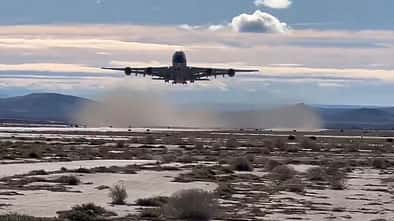 9H-GLOBL beim Start zum ersten Testflug